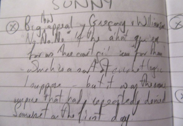 CC 2018 Yorks (A) FW notes Day 2