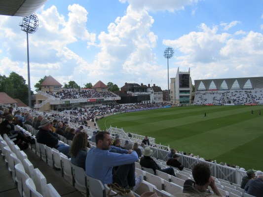 IMG_1290 RLODC SF Notts v Som 120519 Hound Road Stand and Pavilion from Fox Road Stand